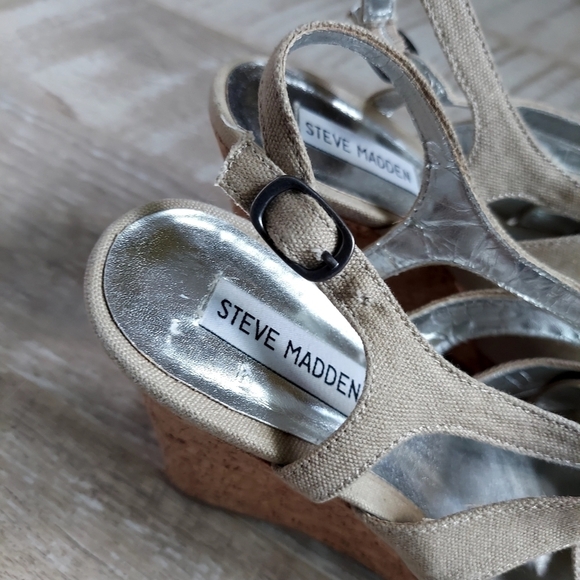 Steve Madden Canvas Platform Wedges - Picture 11 of 16